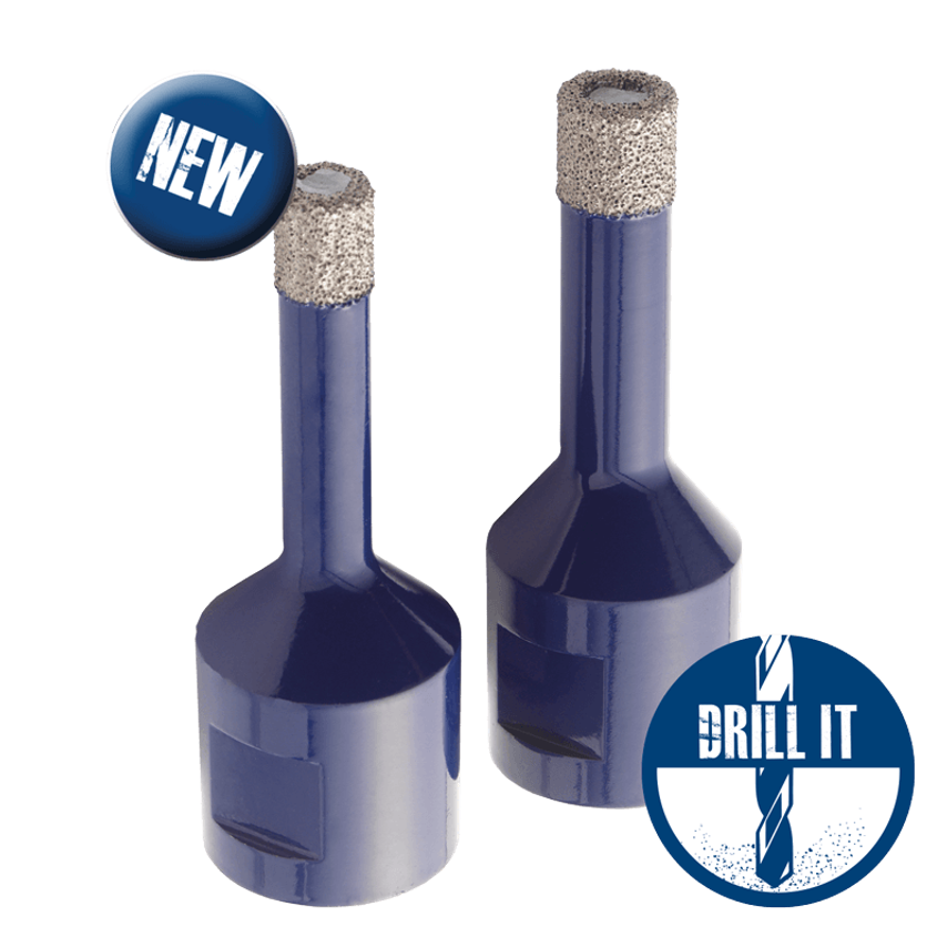7 x 34mm x M14 Diamond Drill - Hard Tile - Angle Grinder