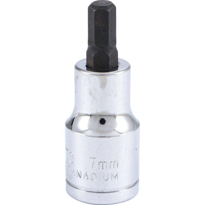 7mm x 55mm Hex Bit Socket 1/2" Square Drive
