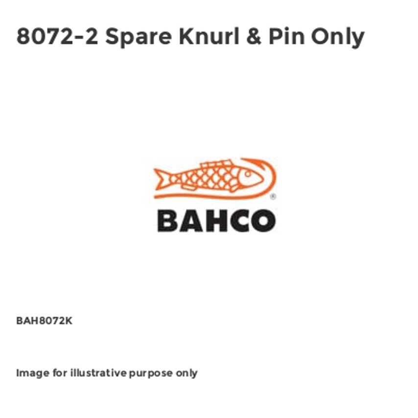 8072-2 Spare Knurl & Pin Only