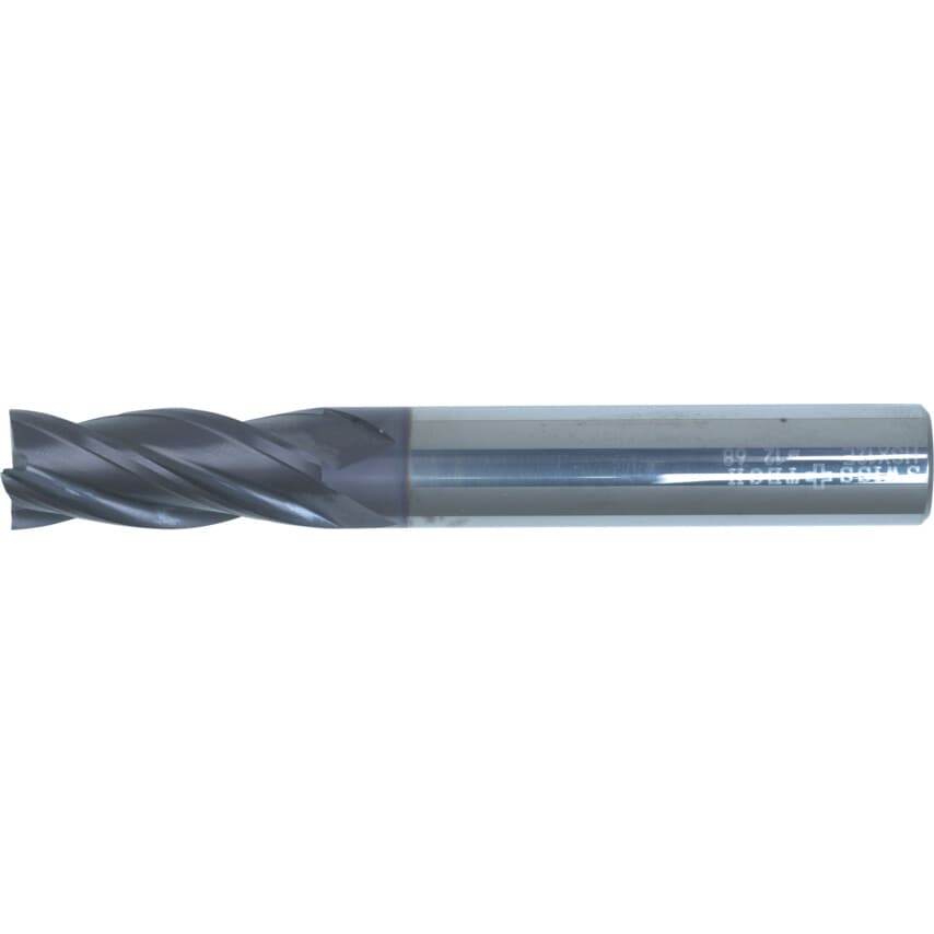 8.0MM St/Sh Long 4FL End Mill Q-Coat