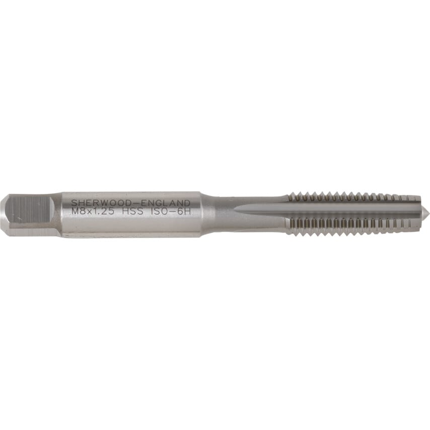8.0X1.25MM HSSGT Straight Flute Taper Tap