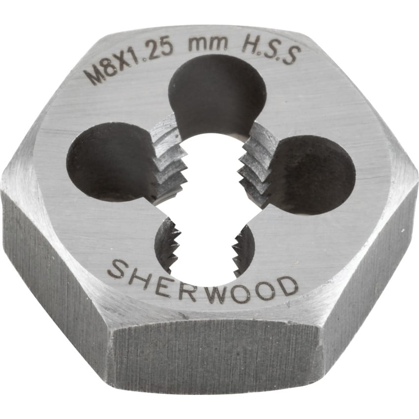 8.0X1.25MM HSS Hexagon Die Nut