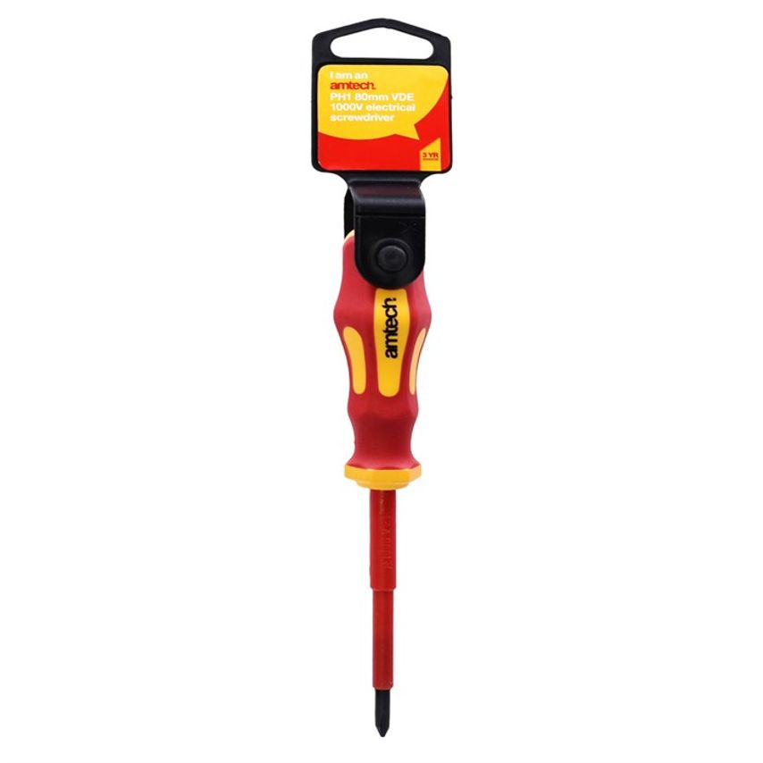 80mm Phillips VDE 1000V Electrical Screwdriver with PH 1 Tip