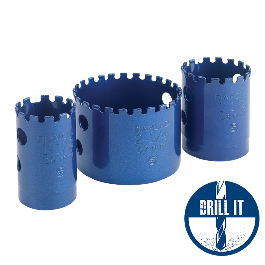 83 x 40mm Multi-Purpose Diamond Hole Saw