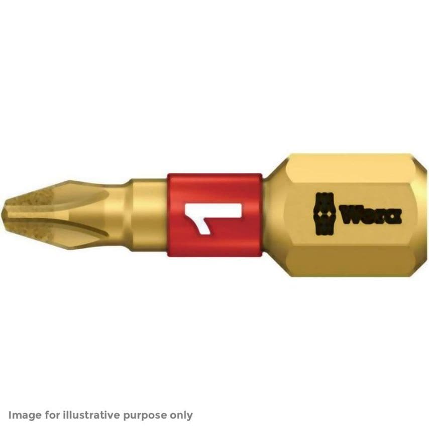 851/1 BDC Phillips BiTorsion Insert Bit Diamond Coated PH3 x 25mm Carded WER073334