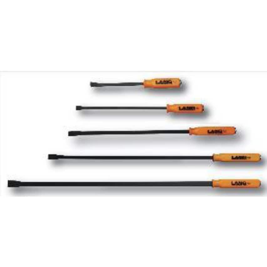 853 5ST 5 Pieces Pry Bar with Strike Cap Set 12", 17", 25", 31" and 36"