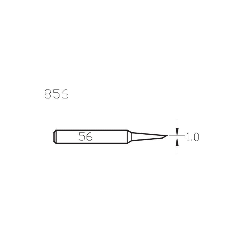 856 1.0mm Chisel Adiron Tip