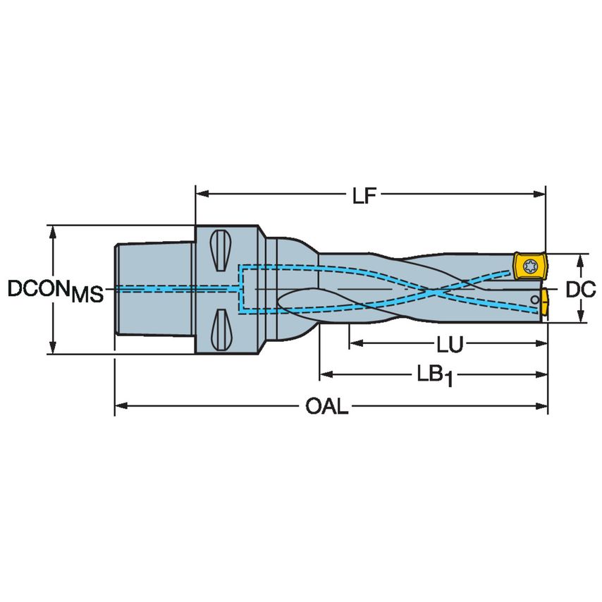 881-D1500C4-03 15.00MM CoroDrill