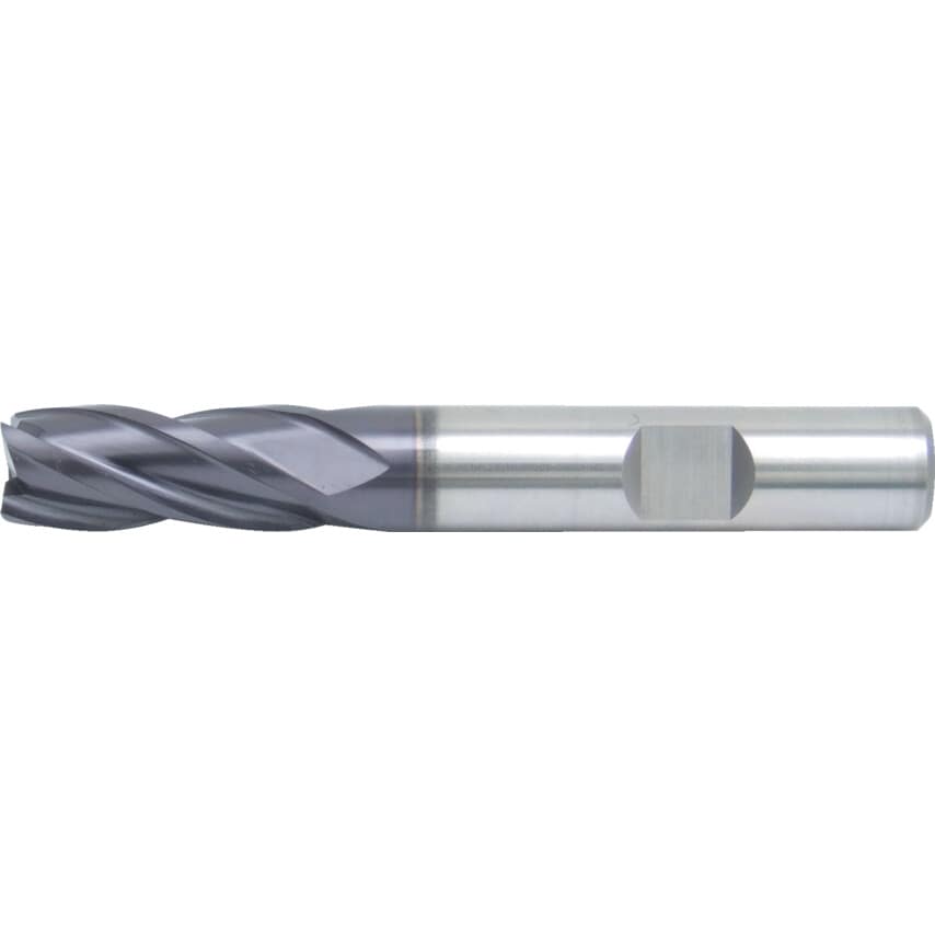 8MM HSS-Cobalt Weldon 45DEG High Helix End Mill