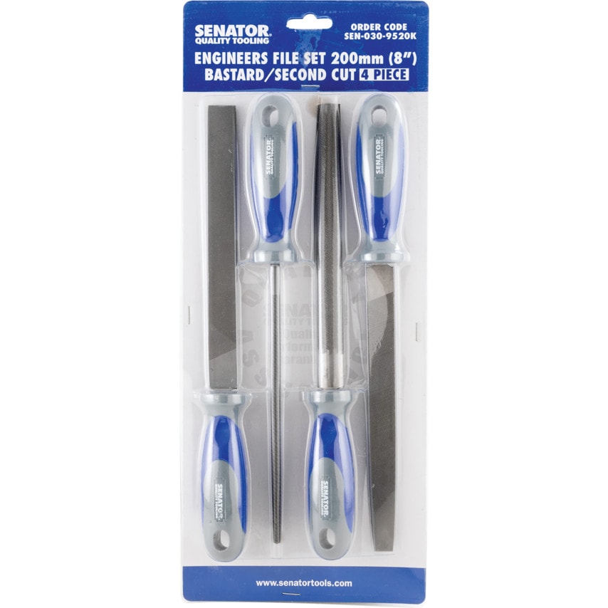 8" (200MM) 4-Pce Engineers File Set