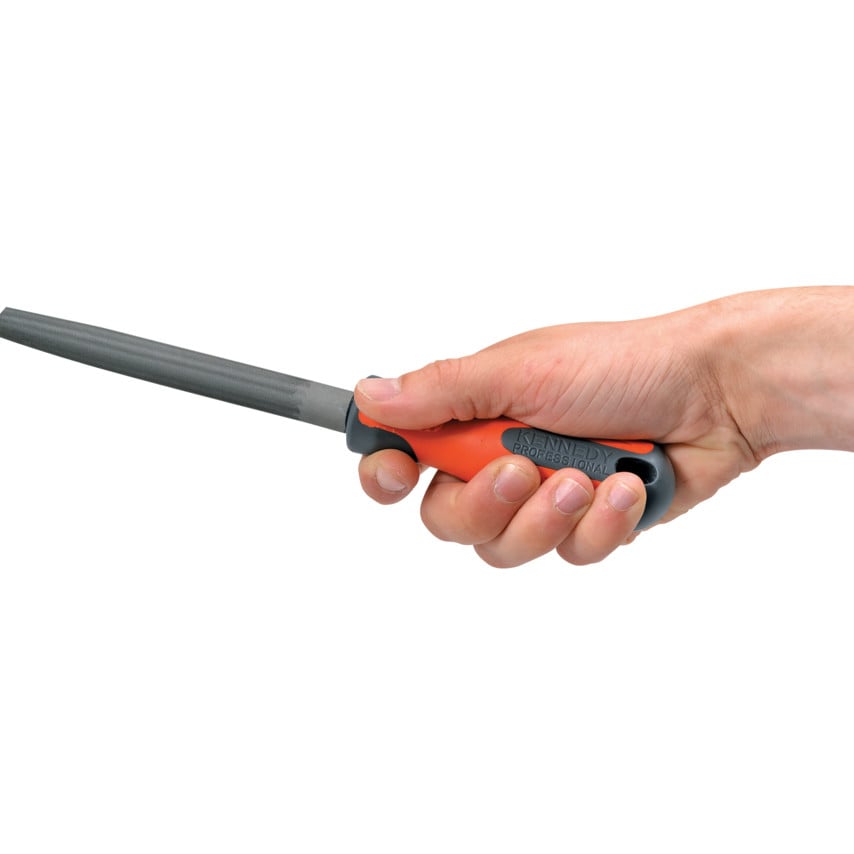 8" (200MM) H/Round Smooth Engineers File + Handle