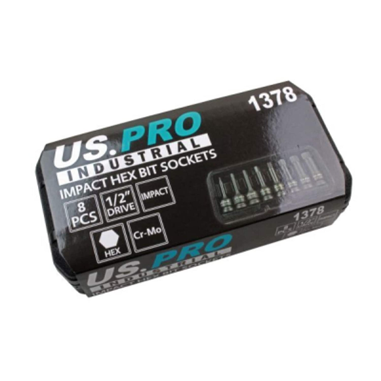 8 Piece 1/2in Drive Impact Hex Bit Socket Set