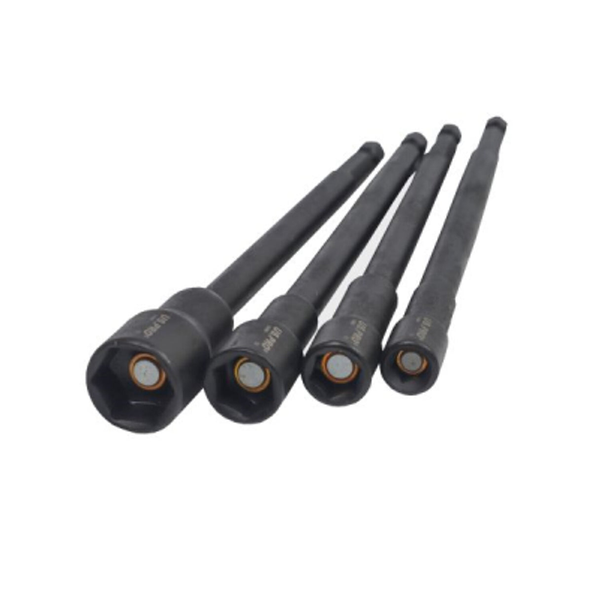 8 Piece 1/4in Hex Dr Long Magnetic Impact Nut Driver Set Metric