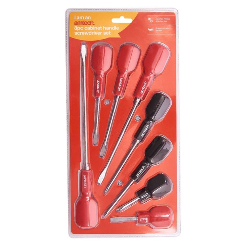 8 Piece Cabinet Handle Screwdriver Set