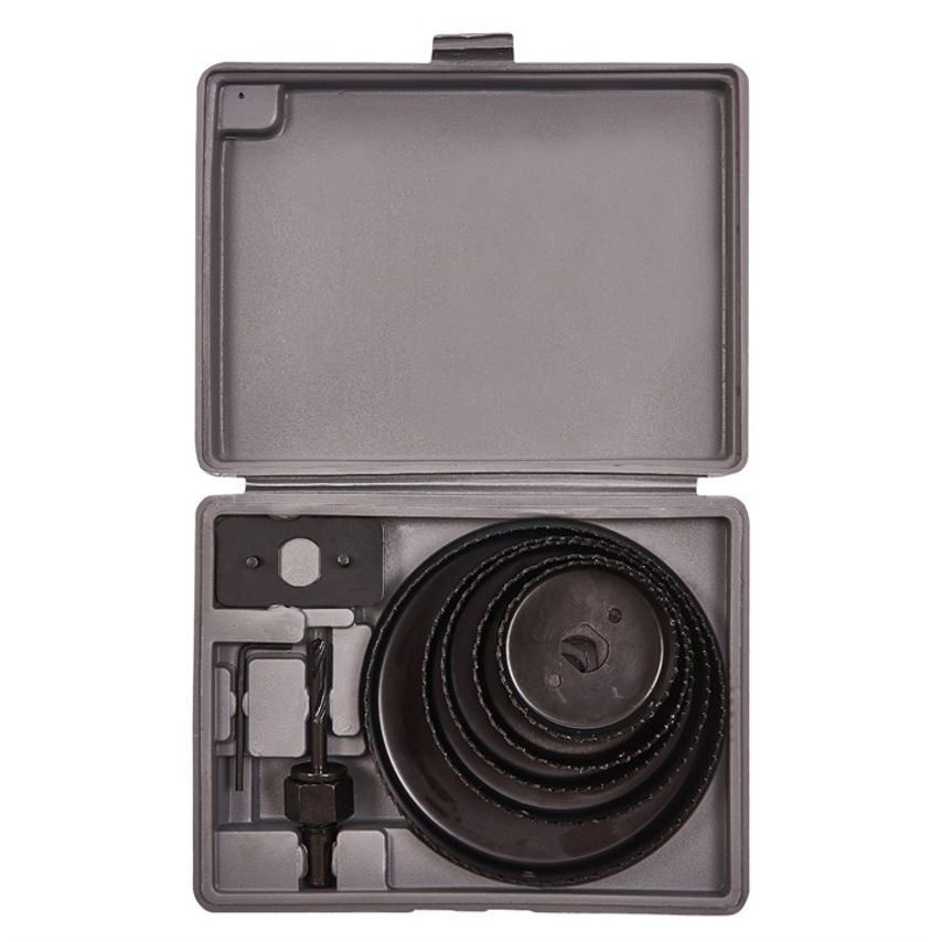 8 Piece Circular Hole Saw Kit