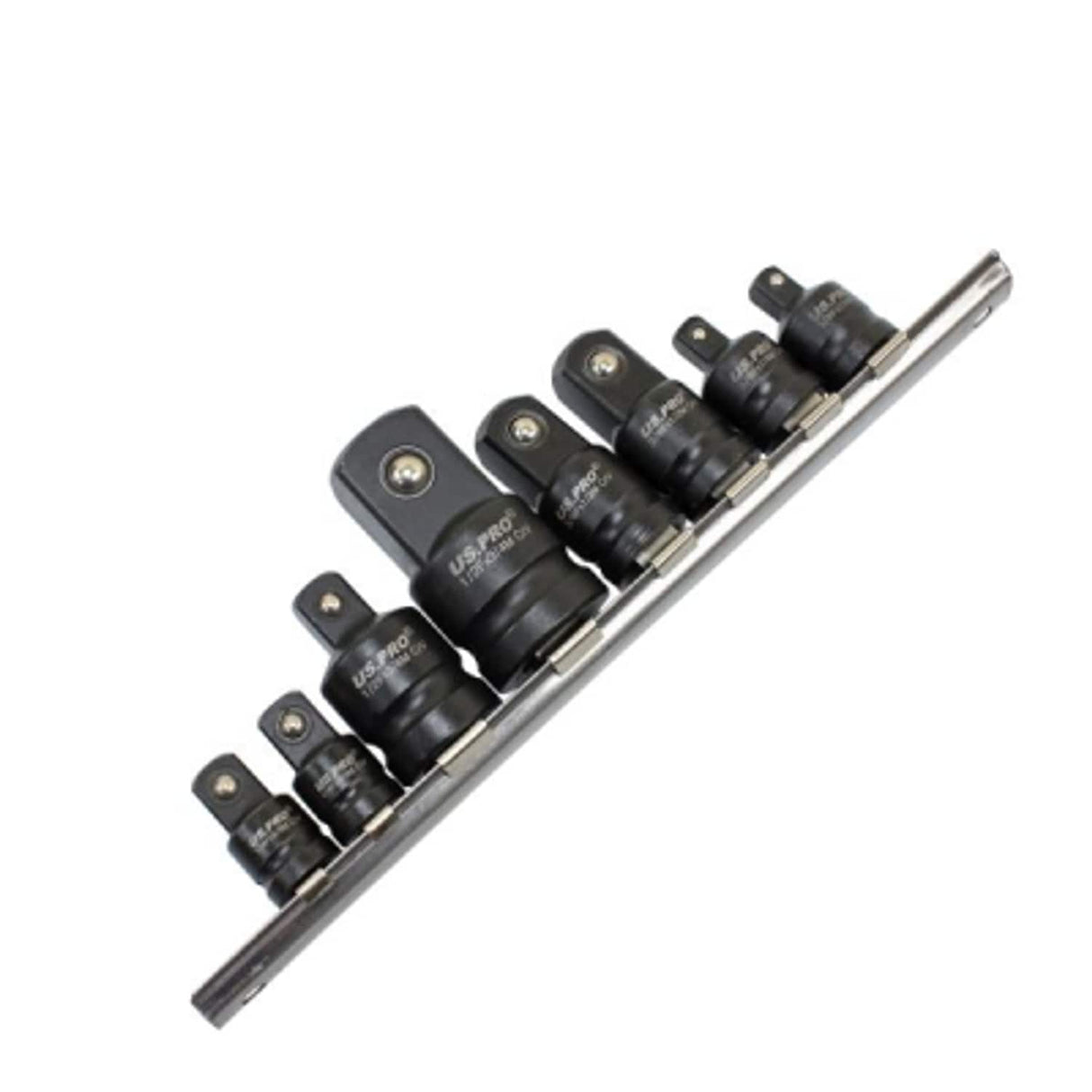 8 Piece Impact Adapter Set on Rail