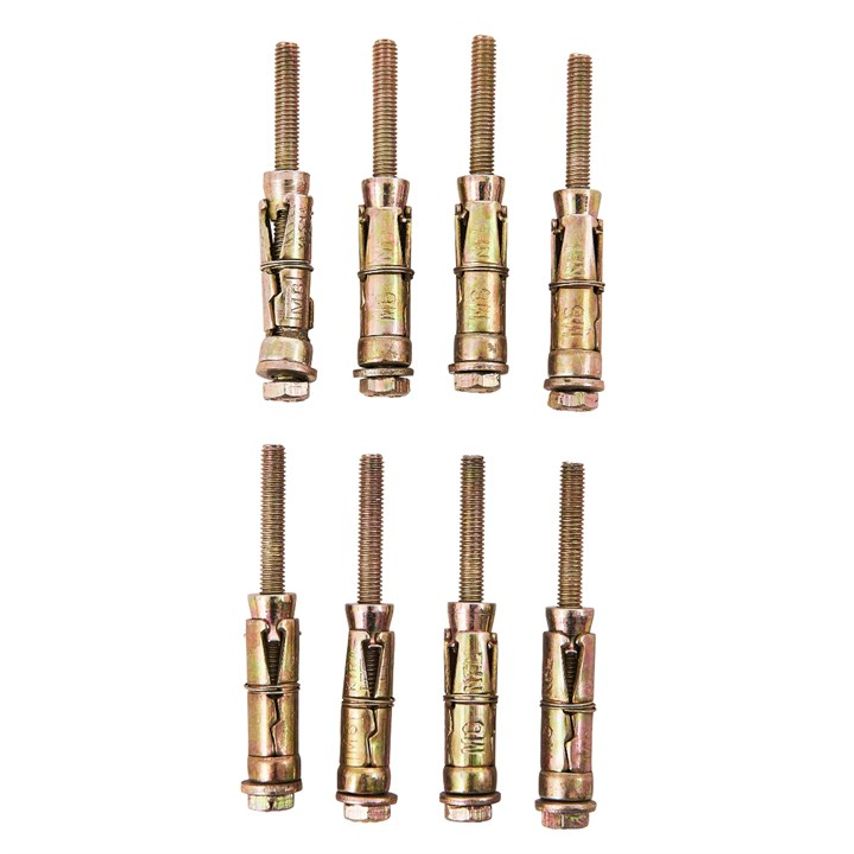 8 Piece M6 X 75mm Expansion Bolts