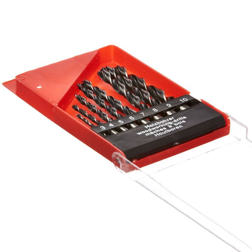 8 Piece Wood Drill Bit Set