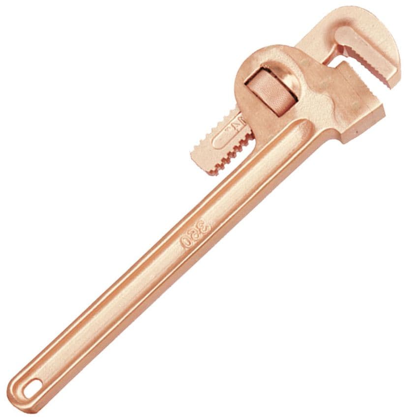 8" Stilson Pipe Wrench Beryllium Copper Non-Spark