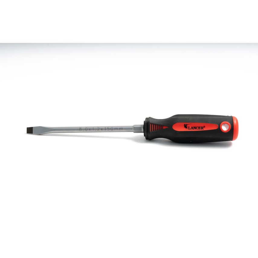 8mm Flat/Slotted Screwdriver Metric Magnetic Tip Mounted In Entire Handle 150mm with A Special Tip
