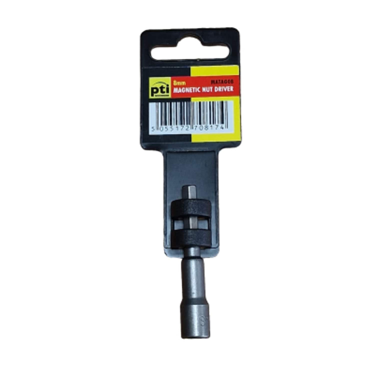 8mm x 65mm Magnetic Nut Driver with Hanging Tag