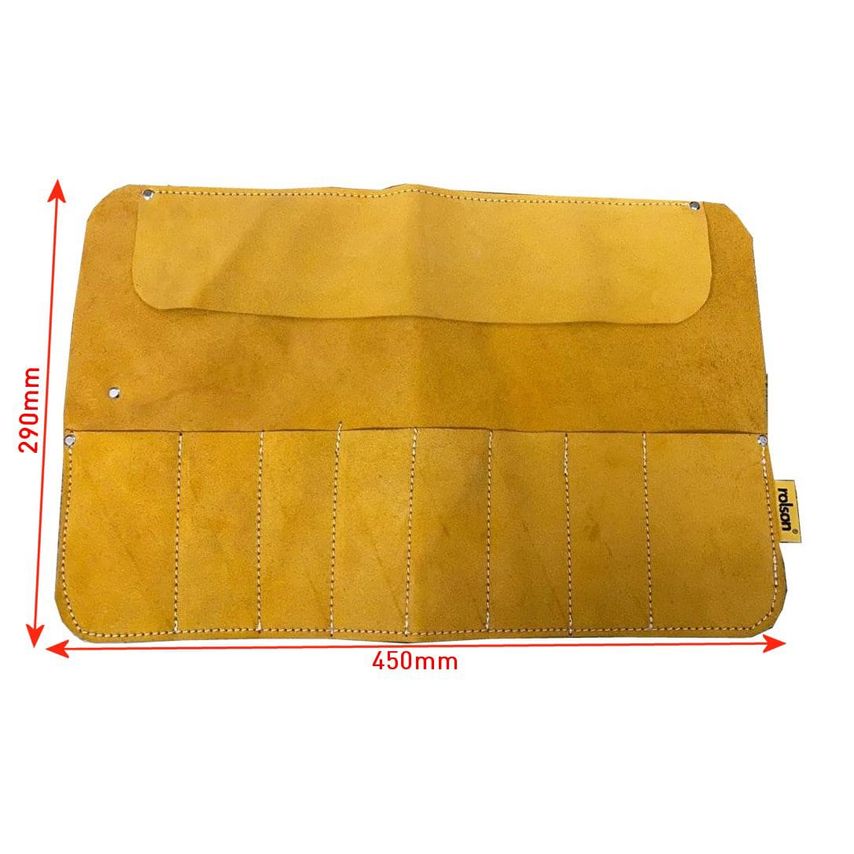 8pkt Tool Roll Leather