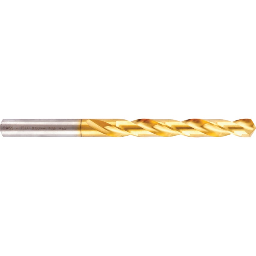 9.00MM TiN Coated Jobber Drill