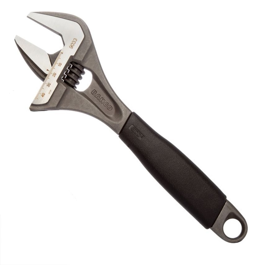 9033 Adjustable Wrench 10 1/2IN/270mm - 46mm Extra Wide Jaw Capacity