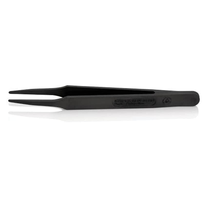 92 09 01 ESD Plastic Tweezers ESD Black
