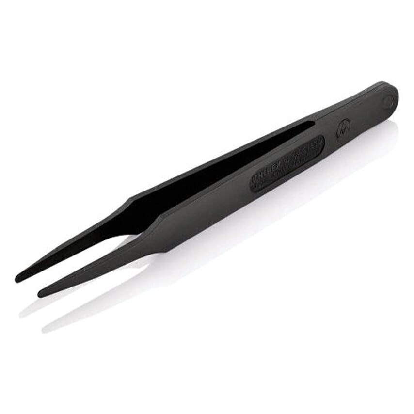 92 09 01 ESD Plastic Tweezers ESD Black