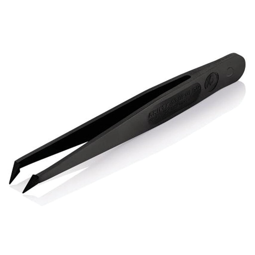 92 09 03 ESD Plastic Tweezers ESD Black