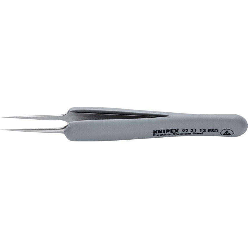 92 21 13 ESD Precision Tweezers Rubber Handles ESD 112 mm