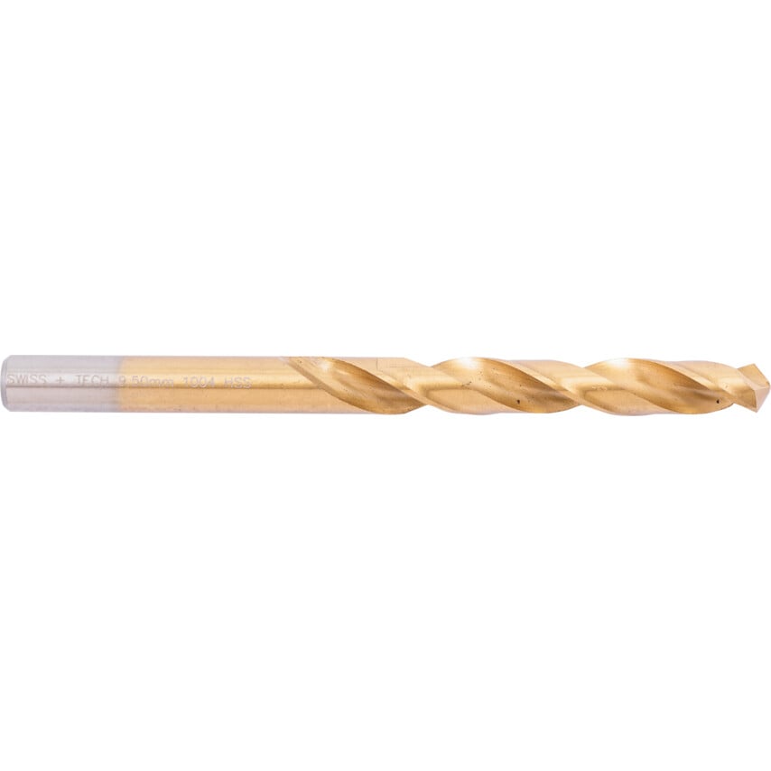 9.50MM HSS Straight Shank Jobber Drills - TiN Tipped