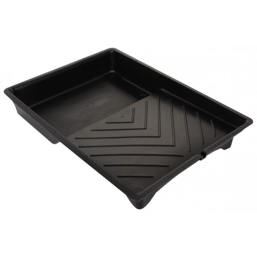 9.5" Heavy Duty Black Plastic Paint Tray