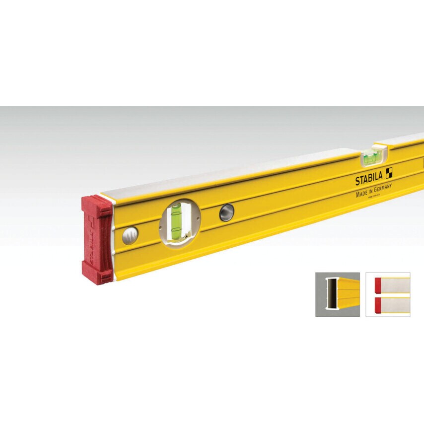 96-2-180 72" 3-Vial Sure- Grip Level Rubber Ends