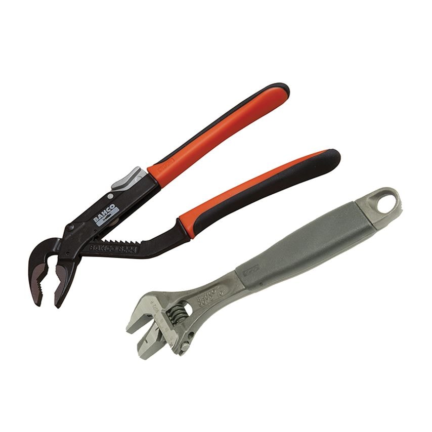 9873 Adjustable & Slip Joint Pliers Set, 2 Piece BAH9873