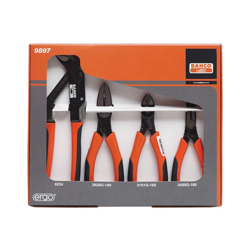 9897 Plier Set, 4 Piece BAH9897