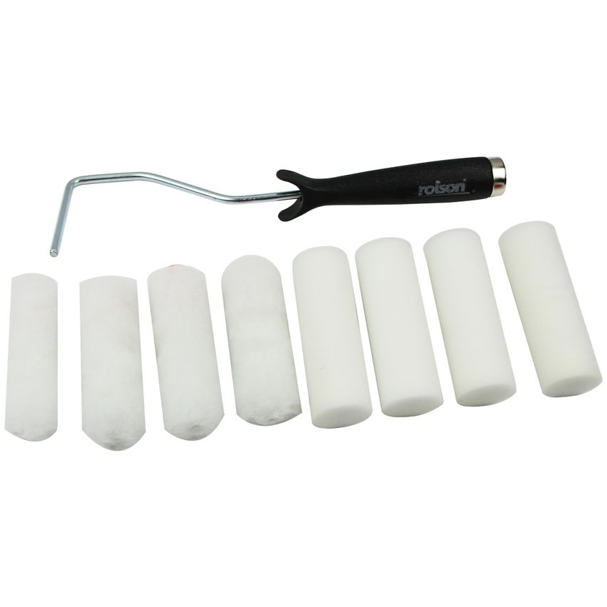 9-Piece 100mm Roller Frame with Sleeves