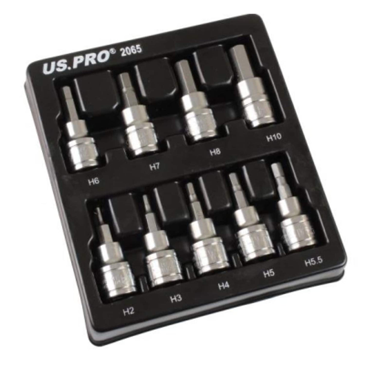 9 Piece 3/8in Drive Hex Metric Socket Set