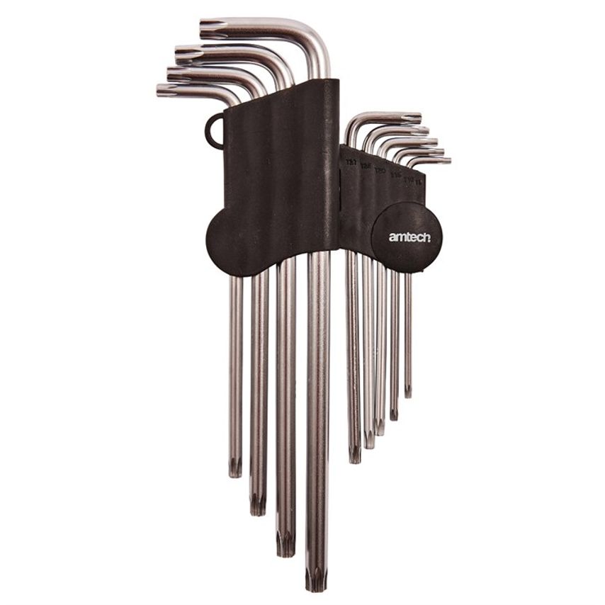 9 Piece Extra-Long Offset TORX Key Set