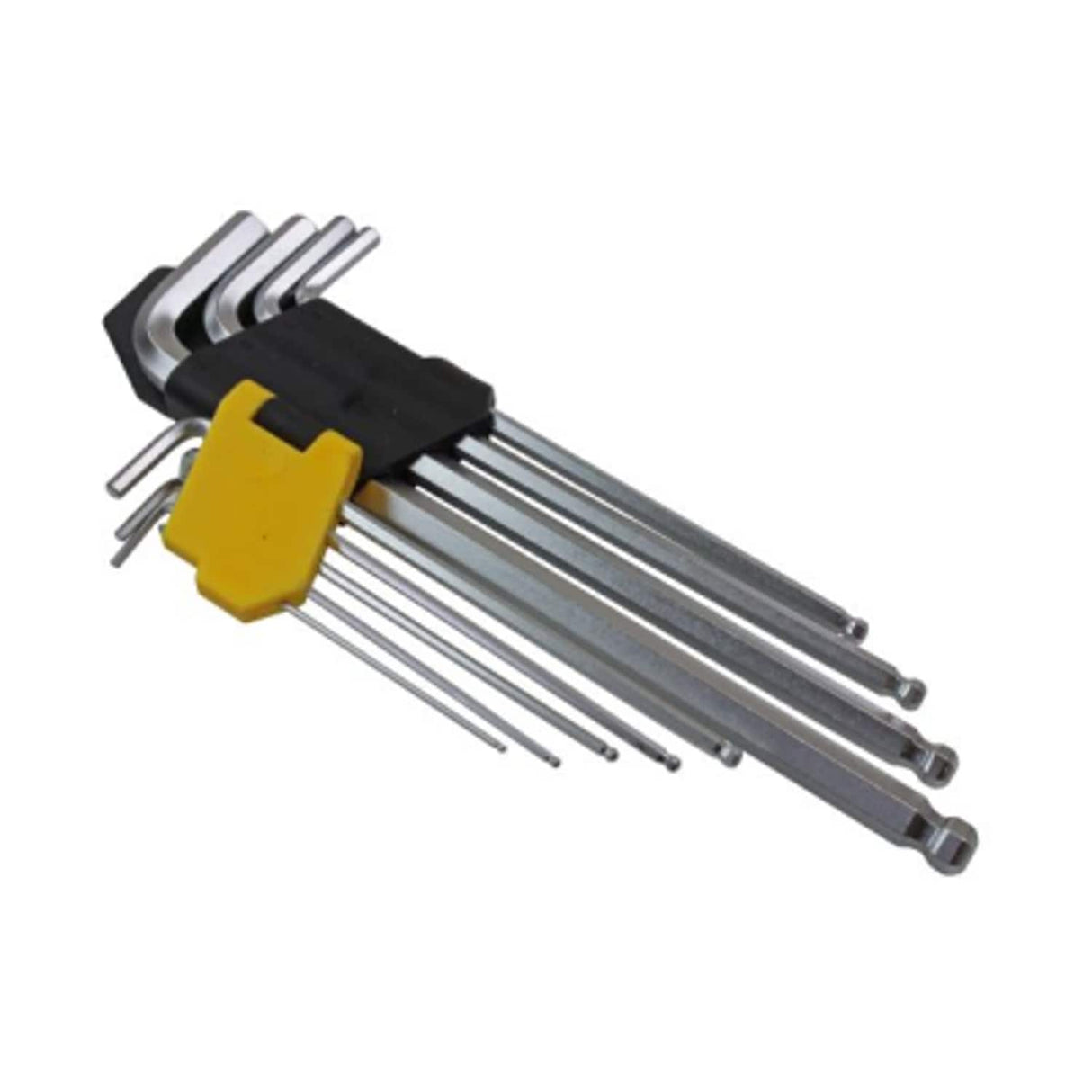 9 Piece Extra Long Metric Ball End Hex Key Set