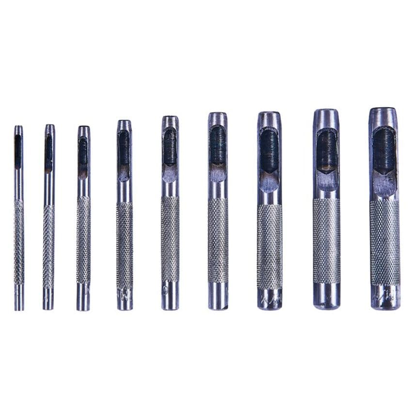 9 Piece Hollow Punch Set