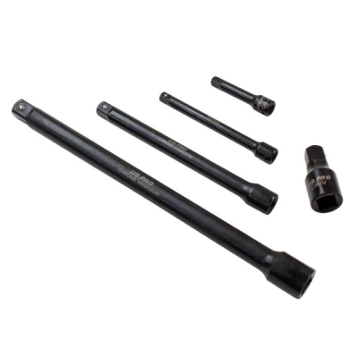 9 Piece Impact Extension Bar Set 1/4in - 3/8in - 1/2in