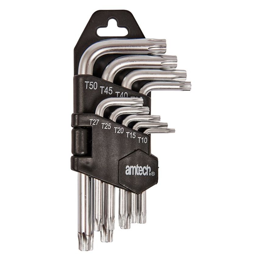 9 Piece L-type TORX Key Set