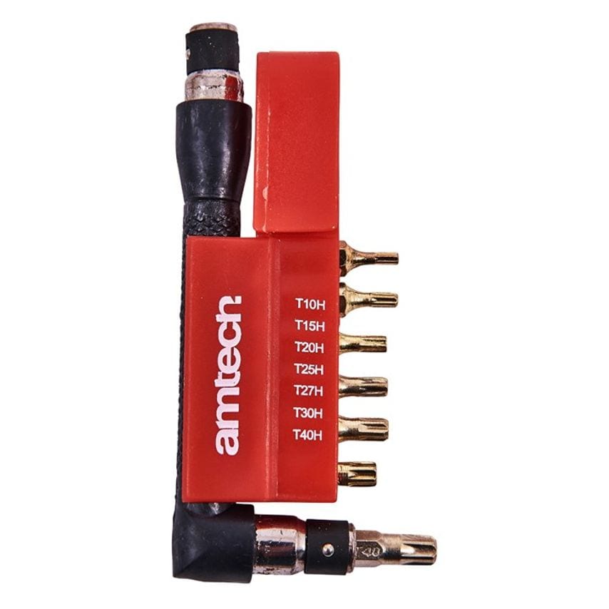 9 Piece Offset Tamper Proof TORX Bit Set