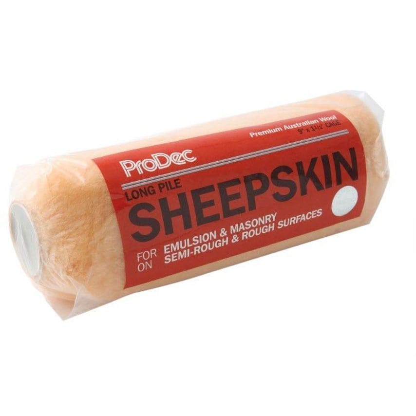 9" X 1.5" Long Pile Sheepskin Roller Sleeve