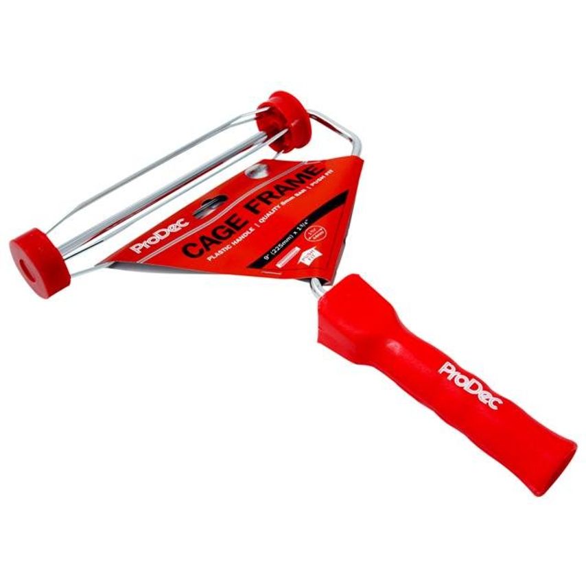 9" X 1.75" Push Fit Plastic Handle Cage Frame