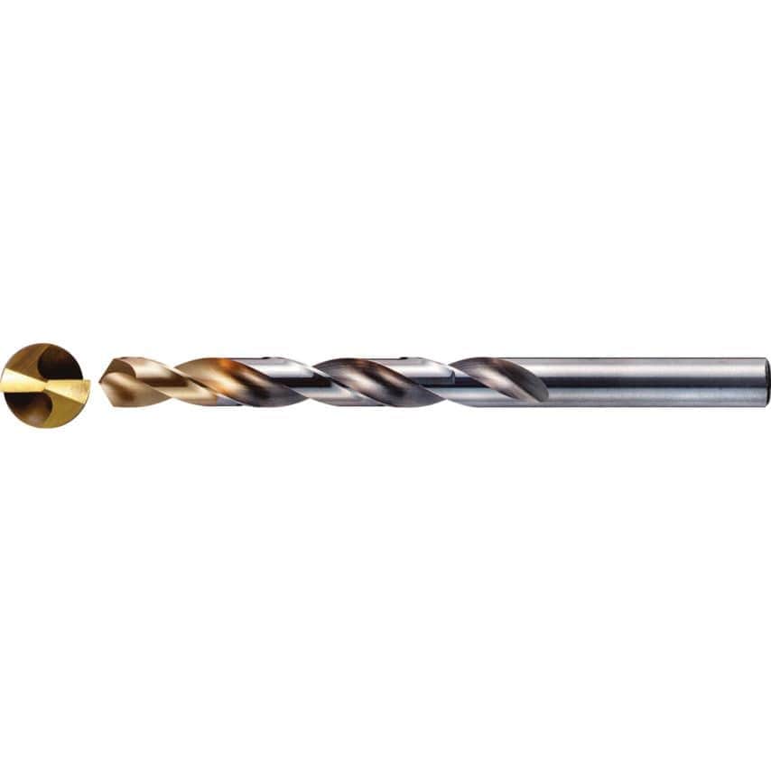 A002 19/32" HSS Straight Shank Jobber Drills - TiN Tipped