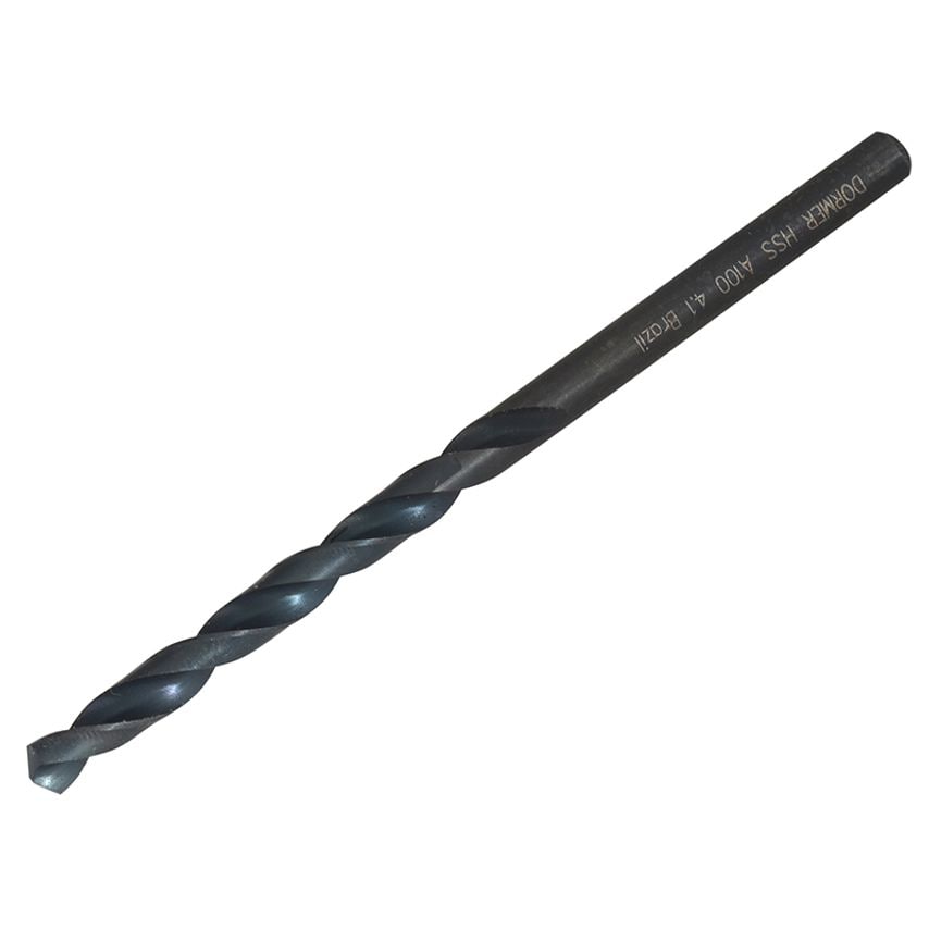 A100 HSS Jobber Drill Bit 4.10mm OL75mm WL43mm DORA100410