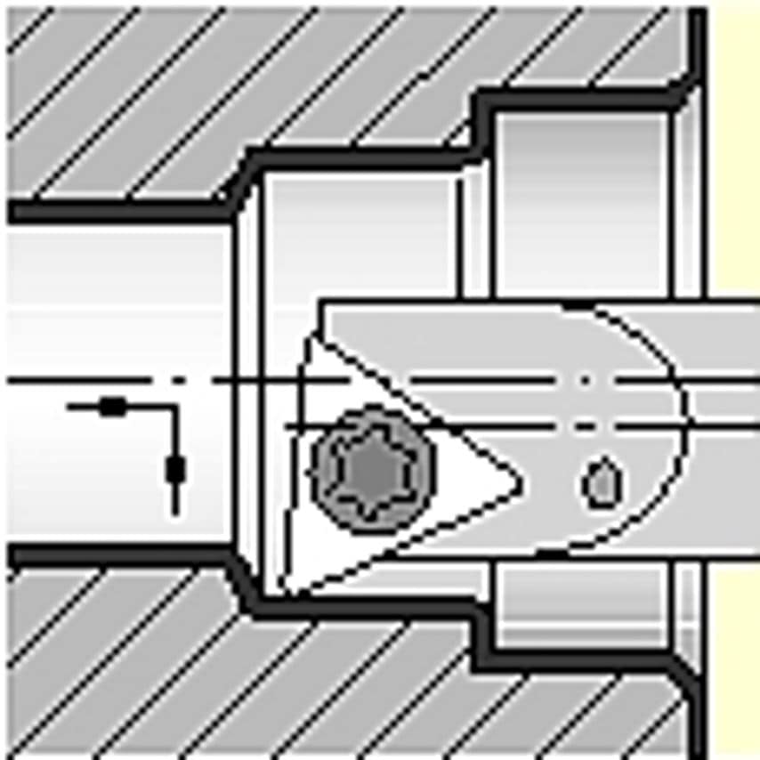 A12SSTUNR3 S Clamping Boring Bar D0.75 L10.00